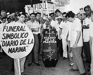 funeral del Diario de la Marina