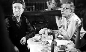 Sartre y Beauvoir en el Café de Flora