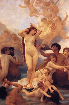 William Bouguereau: Nacimiento de Venus (1879) Muse d'Orsay