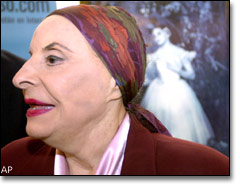 Alicia Alonso, luego del tour por Egipto y Mesopotamia (donde fue recibida por Hammurabi)