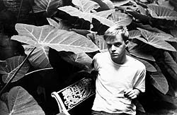 Truman Capote, en su casa en New Orleans