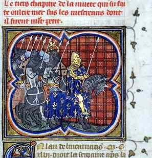 manuscrito francés iluminado del siglo XIV