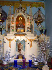 altar dedicado a la Caridad del Cobre