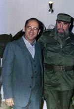 Miguel Barnet y Fidel Castro: vedettismo político