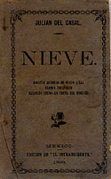 portada de la edicin mexicana de Nieve (1893)
