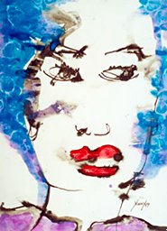 Yonny Ibez: Mujer no.1, 1999.  De la serie Ejercicios gestuales